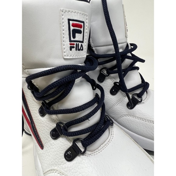 Fila Size 6 Youth Unknown Territory High Top Sneaker Boot White - Picture 3 of 13